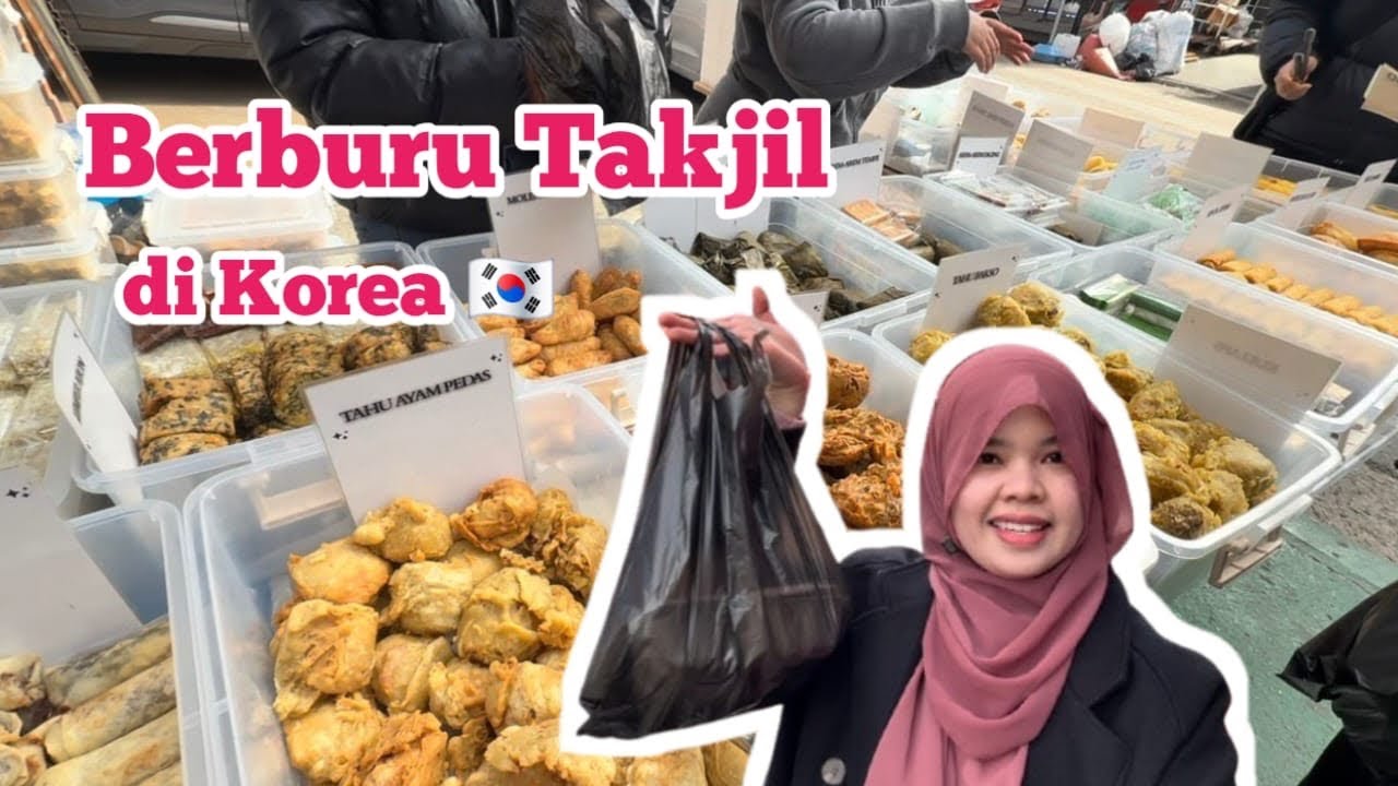 Berburu Takjil di Korea 🇰🇷 | 3,5 Jam Demi Gorengan & Tarawih di Itaewon 🌙