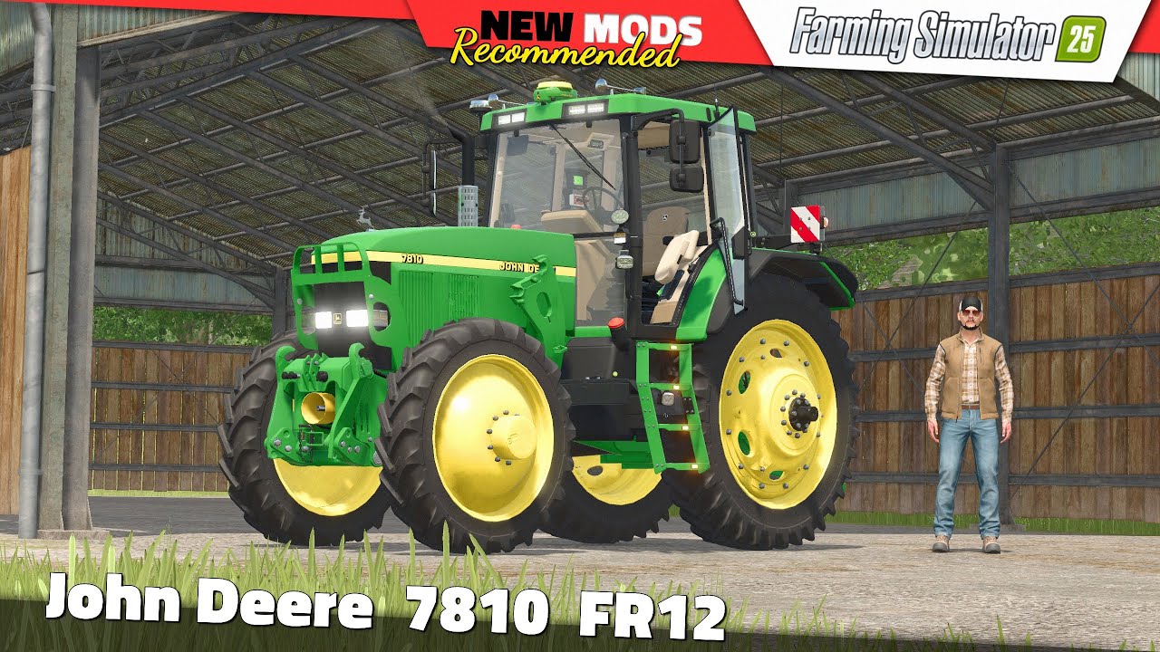 FS25 | John Deere 7810 FR12 - Farming Simulator 25 Mods Review QHD