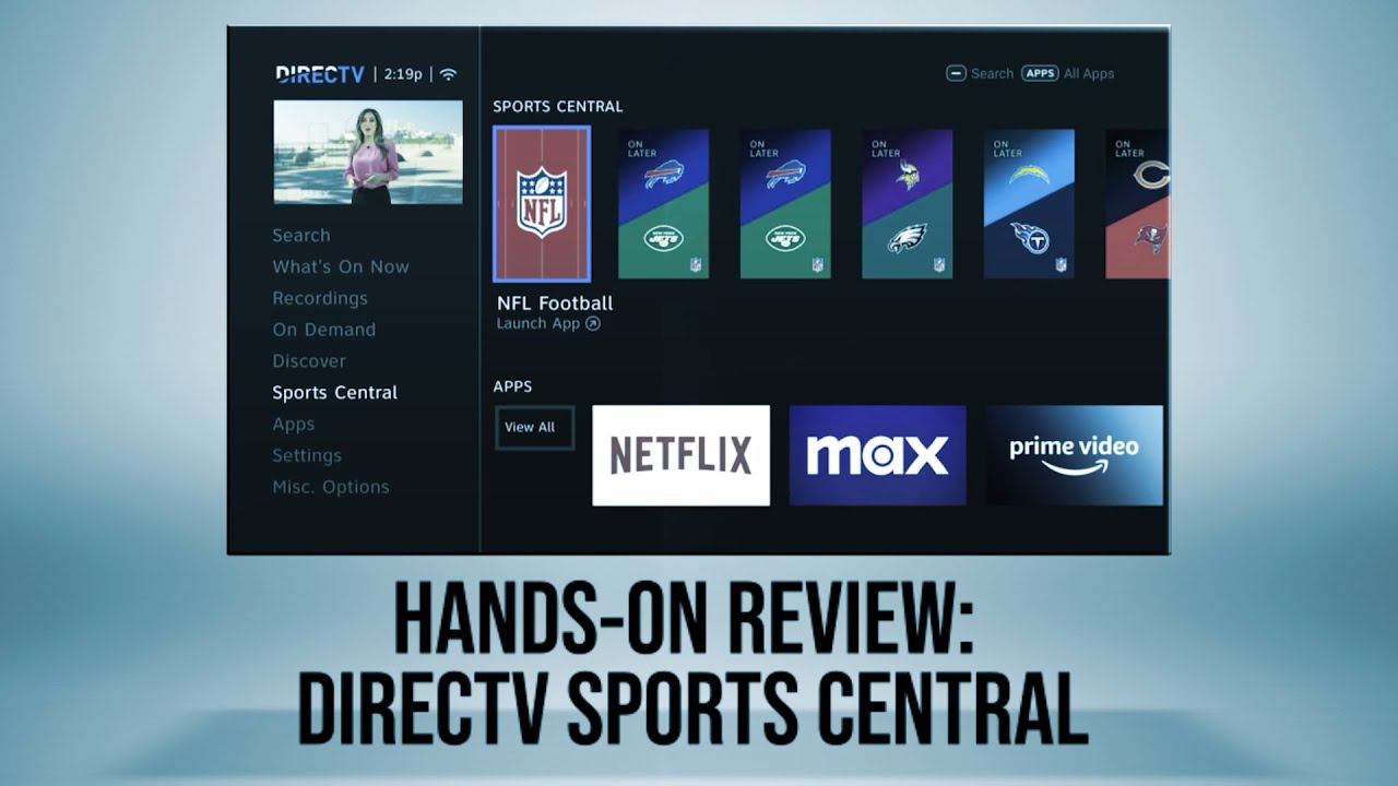 HANDS-ON REVIEW: DIRECTV Sports Central