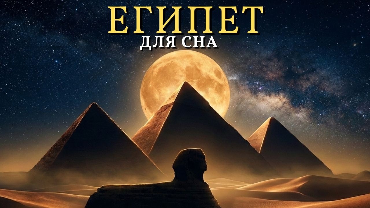 🌙 Лекция для сна 🏺 Древний Египет: тайны пирамид, забытые фараоны и магия Нила
