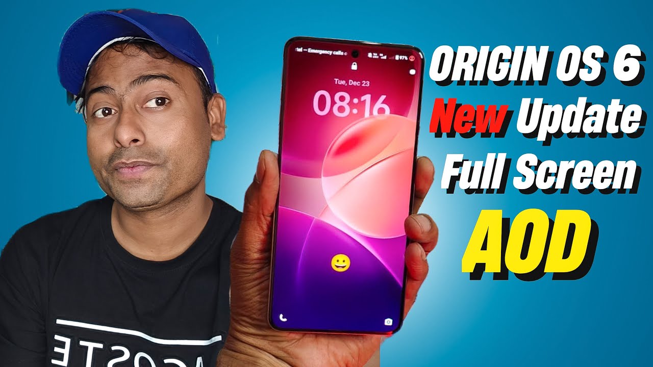 🔥 Origin OS 6 Full Screen AOD Update! New Always-On Display Features Explained 👀
