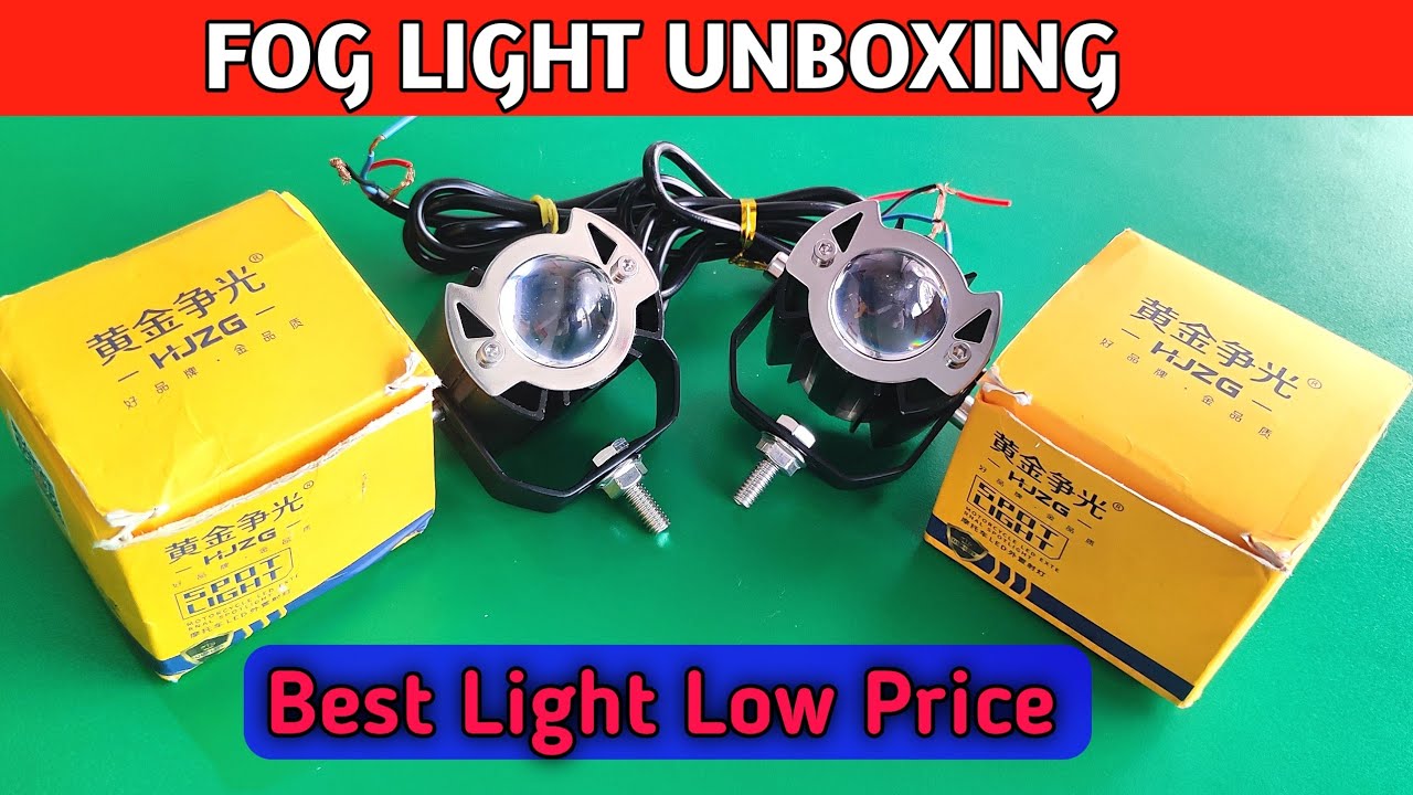 Best FOG LIGHT Unboxing || HJG led light || Best Car led fog lights @R TECH2.0 #led #Ravi #viral