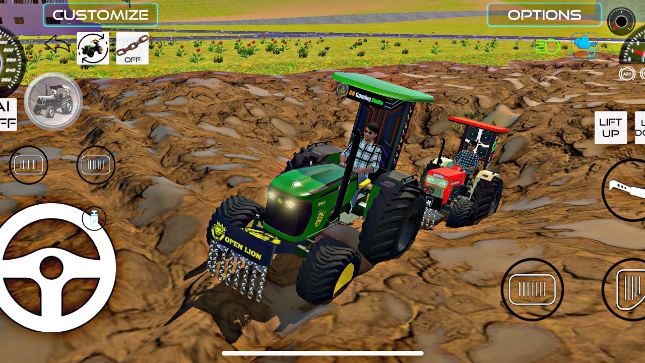 😱Modified Tractor Off Roading 4x4 Gameplay || Indian Vehicle Simulator 3D || Gamer Hide 
