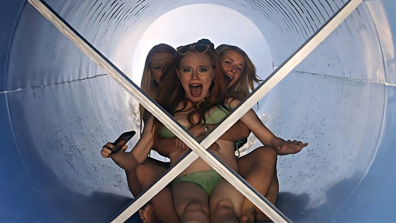 Tino ladki ek hi baar me mar gaye 😱 Aquaslash (2019) Hollywood movie explained in hindi