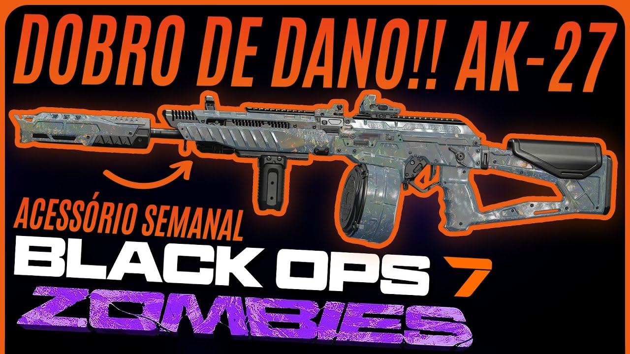 Acessório SEMANAL pra AK-27!! - MUITO DANO - Mas tem um porém...