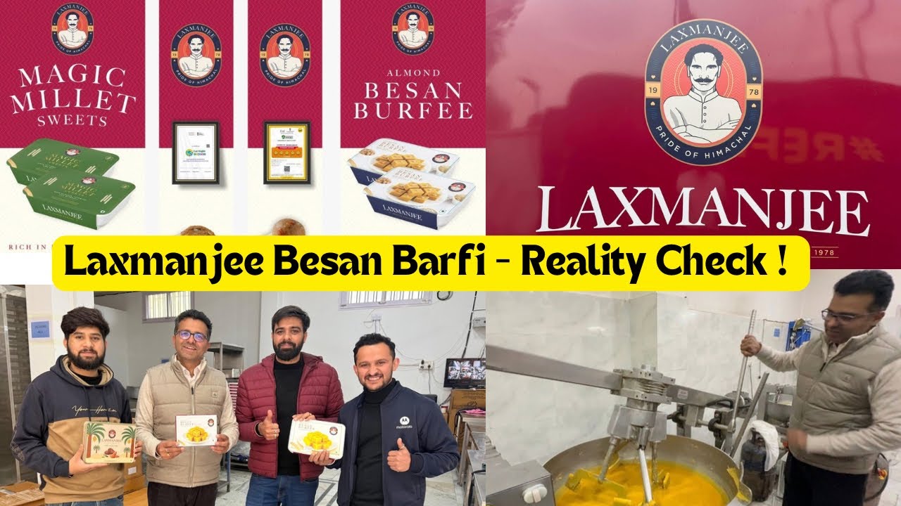 Laxmanjee Besan Barfi – Reality Check!Kandaghat ki famous besan barfi ka asli sach 🤍 