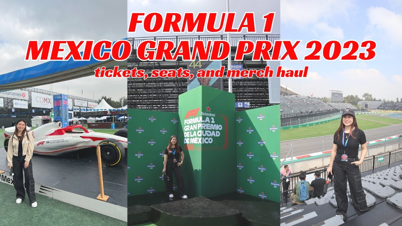 Formula 1 Mexico Grand Prix | Where to buy tickets, view from our seat, and merch haul | Nash & Nish