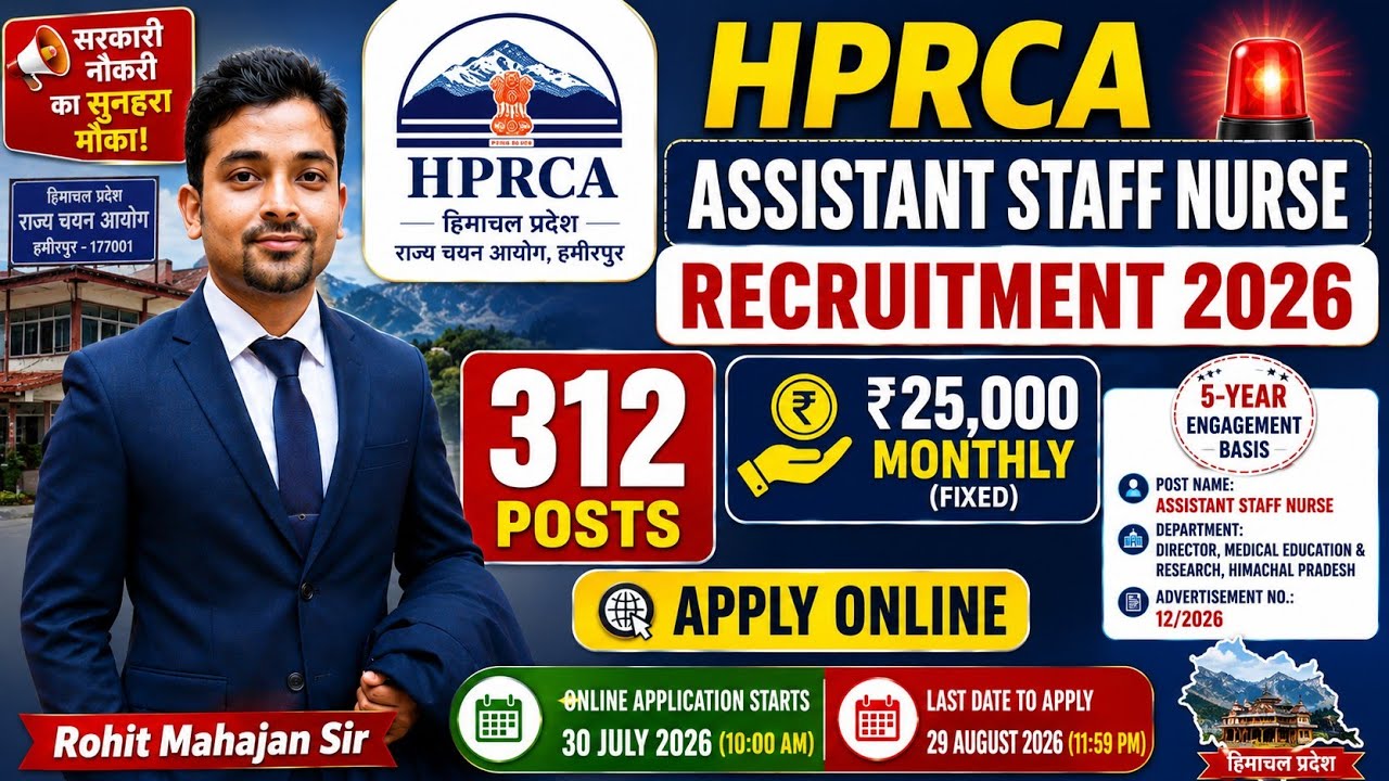 HPRCA Assistant Staff Nurse Recruitment 2026 Out 