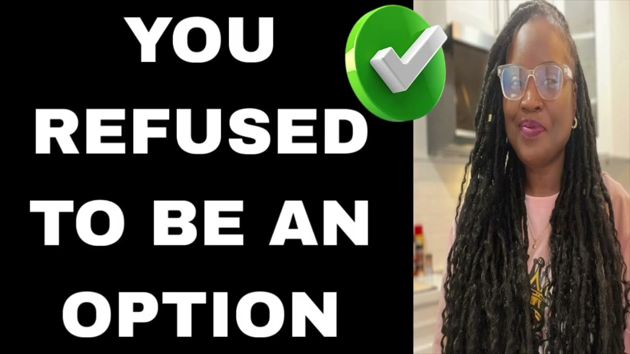 CHOSEN ONE‼️U MADE THEM DECIDE, bc u REFUSE to be their OPTION‼️💯 