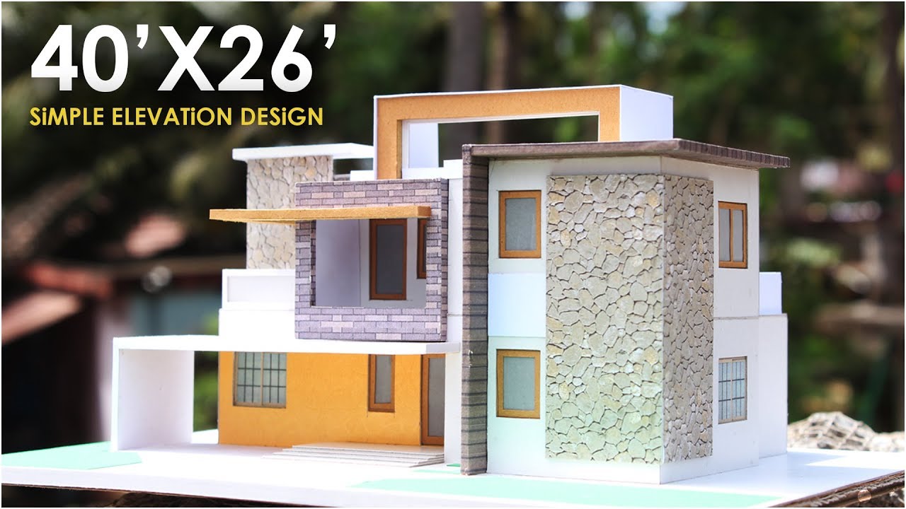 40x26 | MODERN RESIDENTIAL VILLA |  3BHK