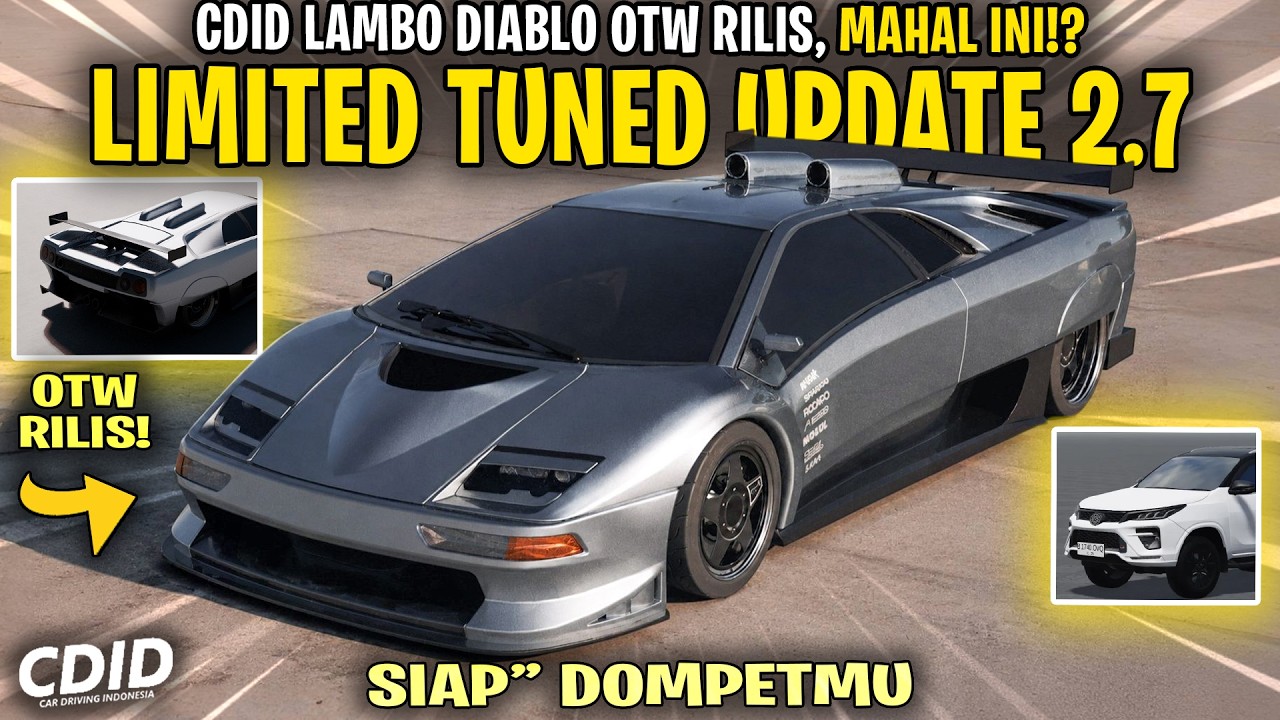 INFO LIMITED LAMBO DIABLO BARU ! CUMI DIESEL DAN BANDUNG REWORK - CDID V2.7 Roblox