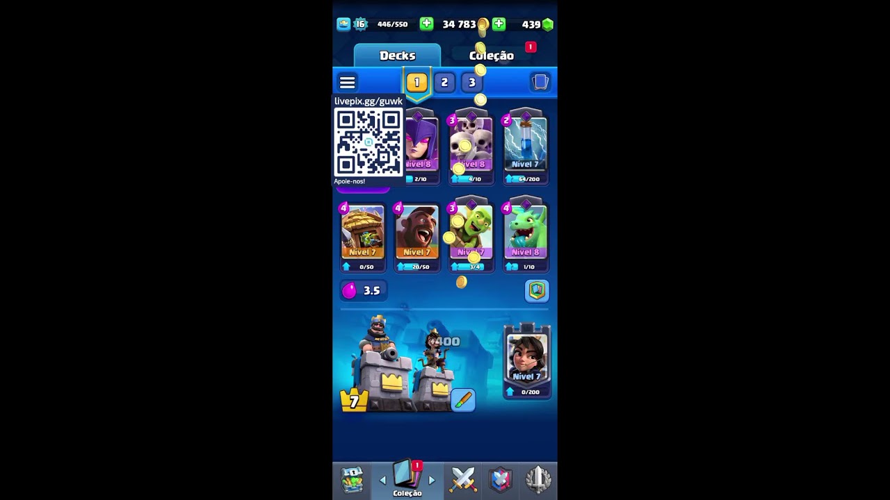 4K hoje? Clash Royale Live #clashroyale #clash