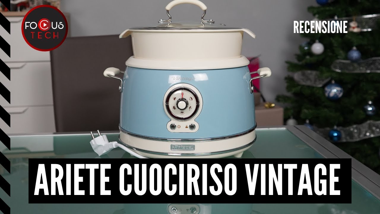 ARIETE CUOCIRISO elettrico & SLOW COOKER VINTAGE recensione: un MARE di FUNZIONI