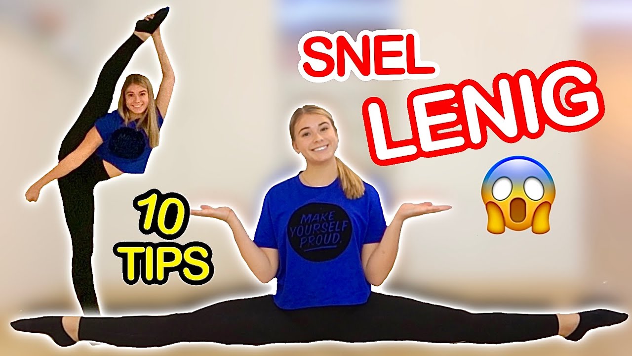 10 BESTE STRETCH OEFENINGEN OM SNEL LENIG TE WORDEN!😱 - STIEN EDLUND