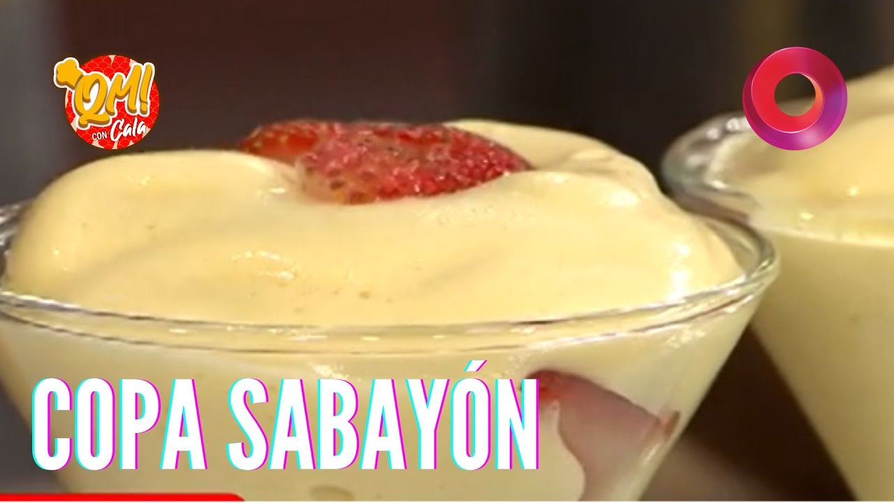 #QuéMañana: Copa Sabayón con frutillas y helado
