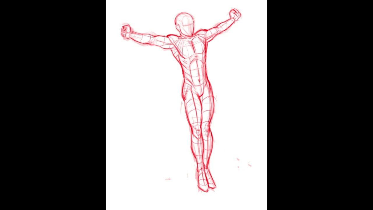 How to Draw: Male flying e #drawing #art #procreate #howtodraw #characterdesign #digitalart