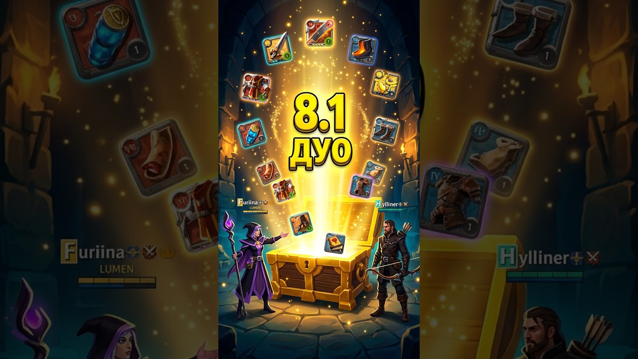 8.1 Группик в ДУО 😎 Как Вам такое?  #albion