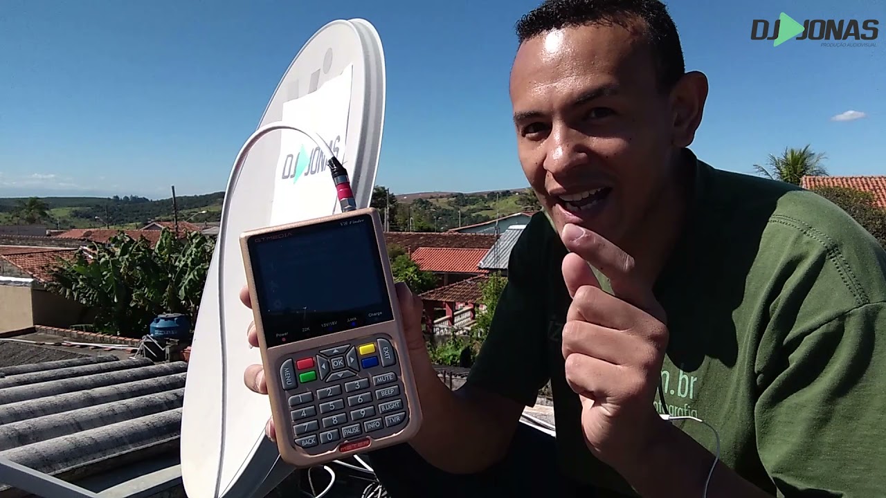 Como apontar para o satélite 75w e 63w