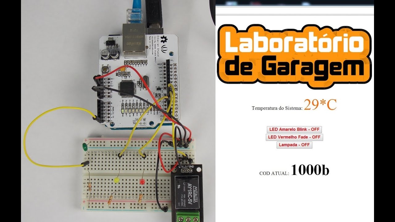 Tutorial: Como utilizar o Ethernet Shield com Arduino