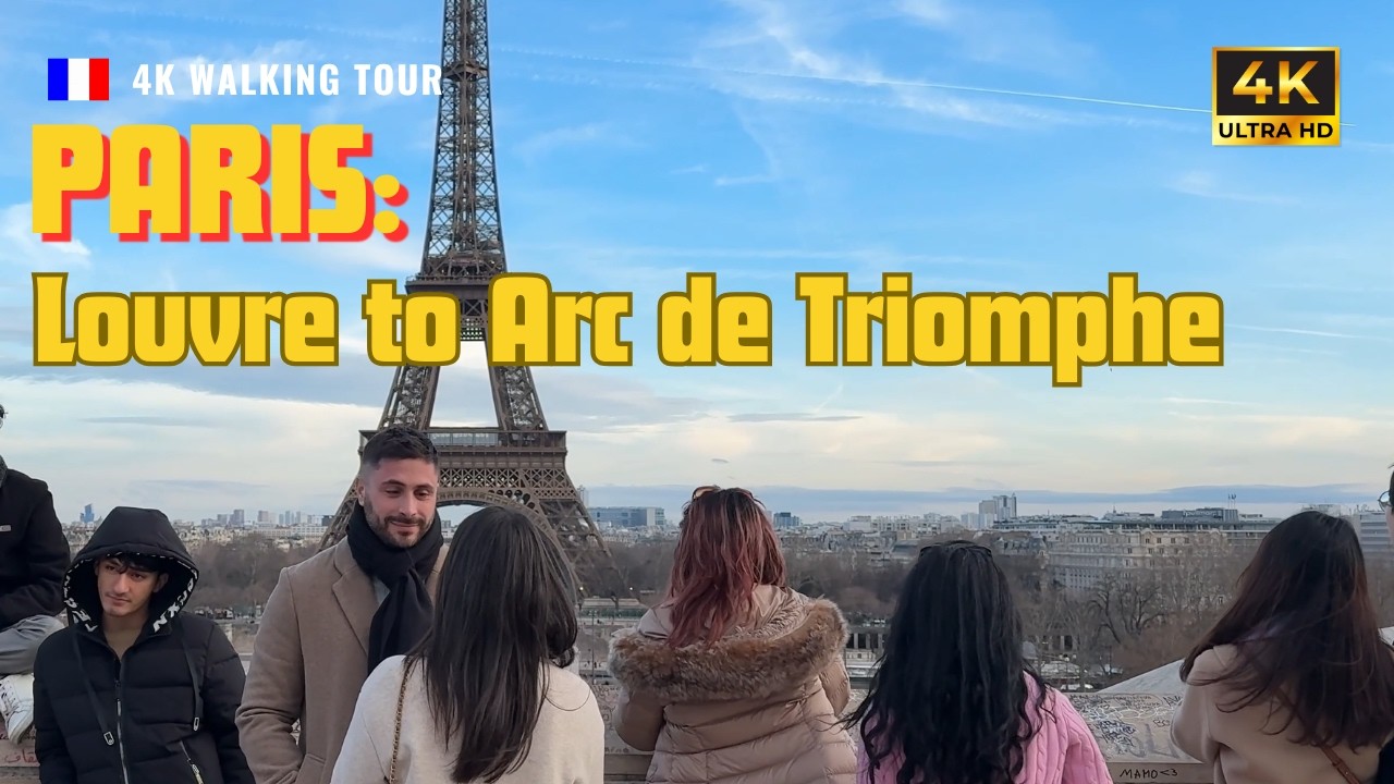 This Is Paris: Bustling, Culture, Food and Romance 4k Walking Tour w Ambient Sound for Big Screens