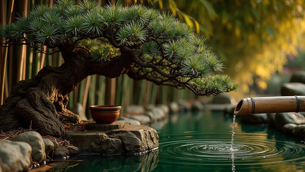Japanese Zen Garden Sounds | Традиционная азиатская флейта для глубокой медитации и сна