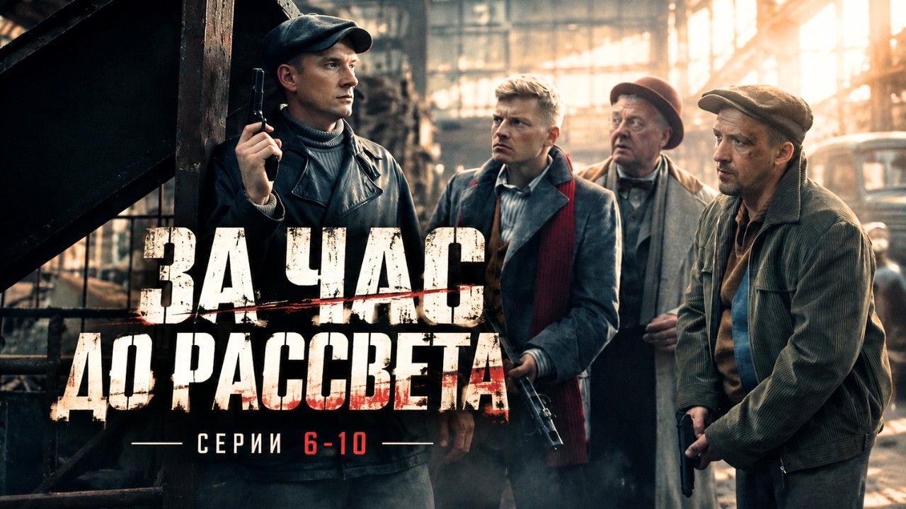 Топовый детективный сериал | ЗА ЧАС ДО РАССВЕТА серии 6-10 | ТРИЛЛЕР, КРИМИНАЛ, БОЕВИК