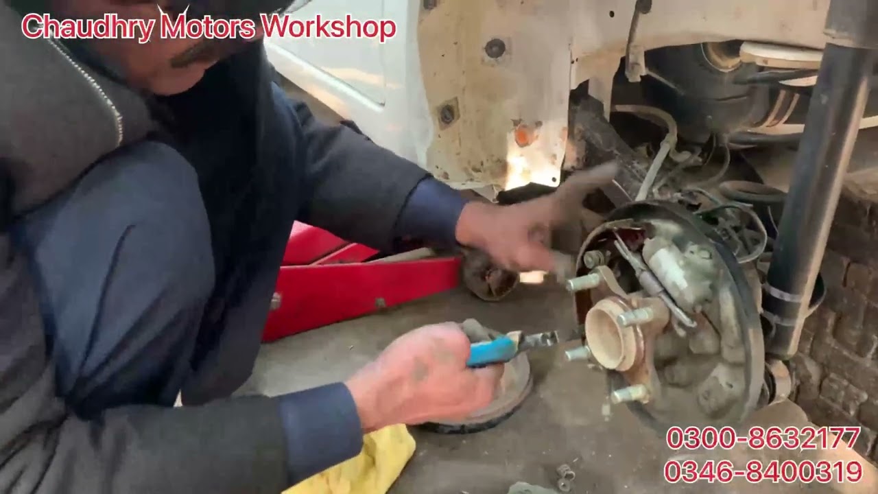 Suzuki Cultus Rear Wheels Break Lader Change | Model 19 | Chaudhry Motors Workshop