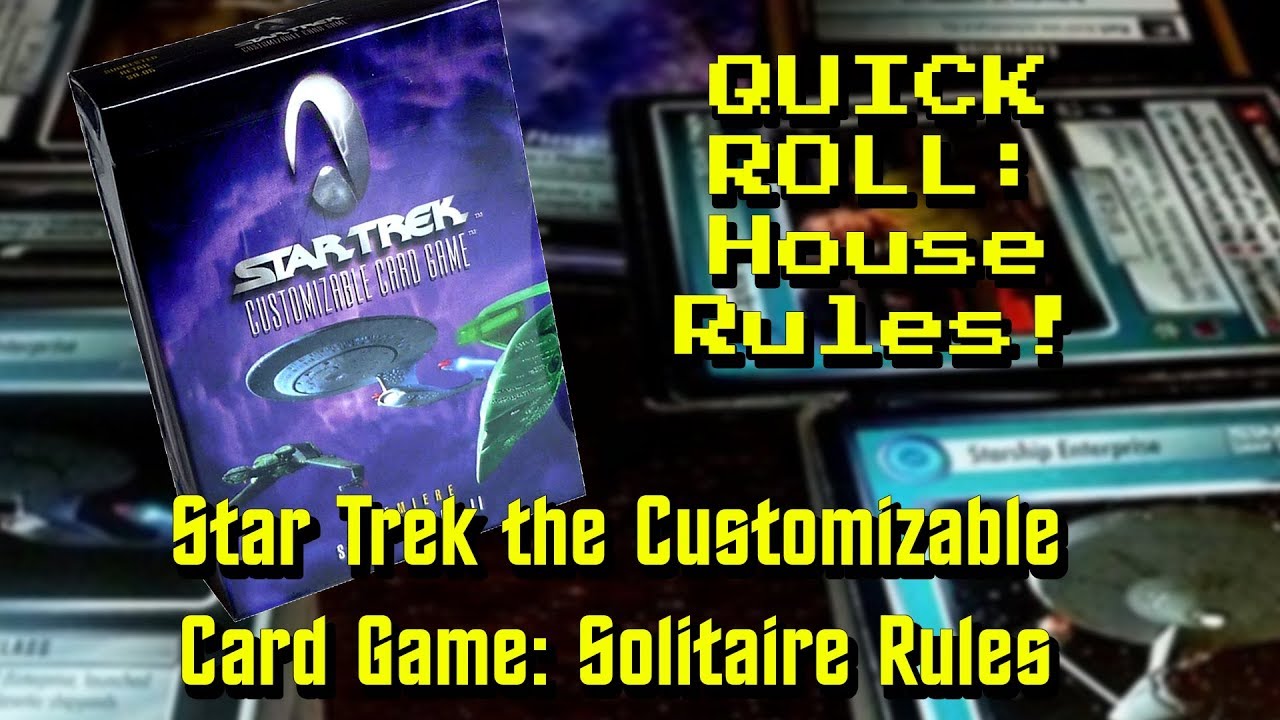Quick Roll: Star Trek Customizable Card Game – Solitaire Rules! (First Edition)