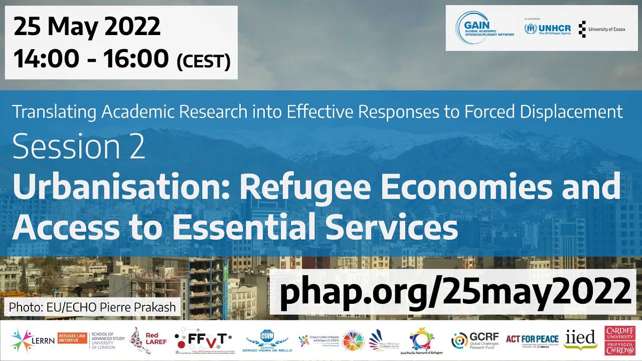 Urbanisation: Refugee Economies and Access to Essential Services