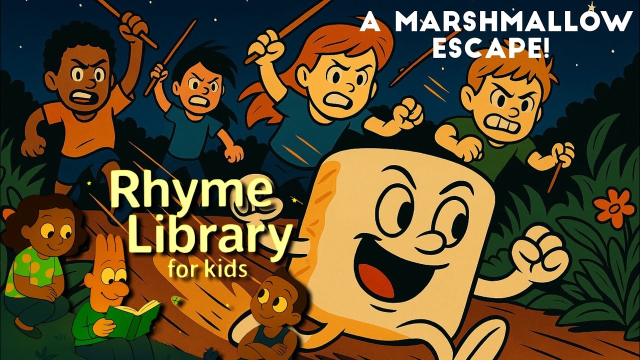 STORY: A MARSHMALLOW ESCAPE! | Rhyme Library for kids