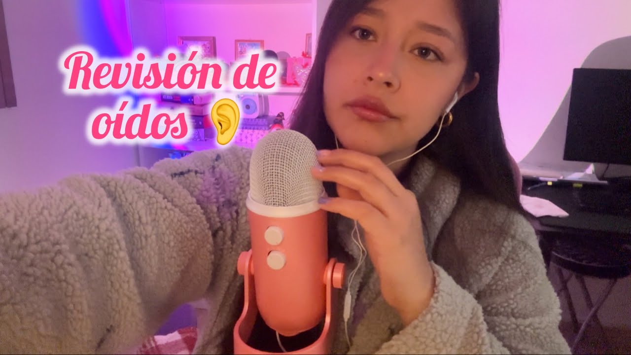 ASMR Revisión de oídos MUY LENTA para Dormir | RP Médico 