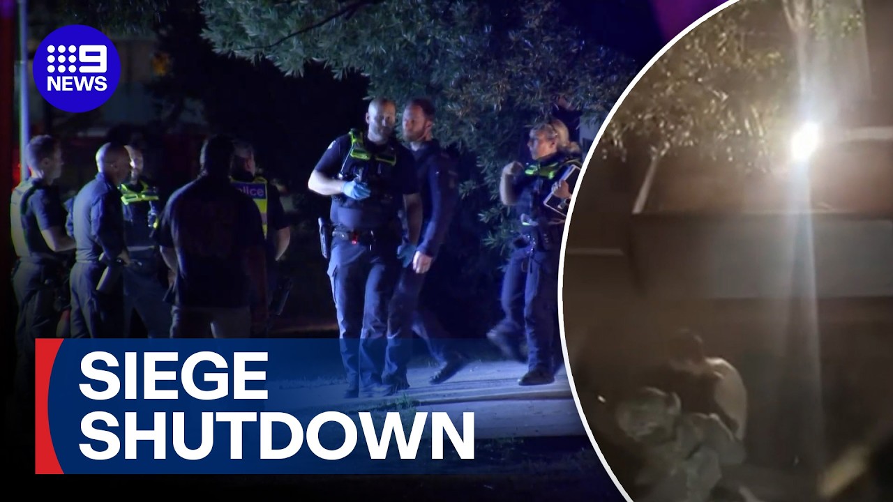 Four hour siege sends street into lockdown | 9 News Australia