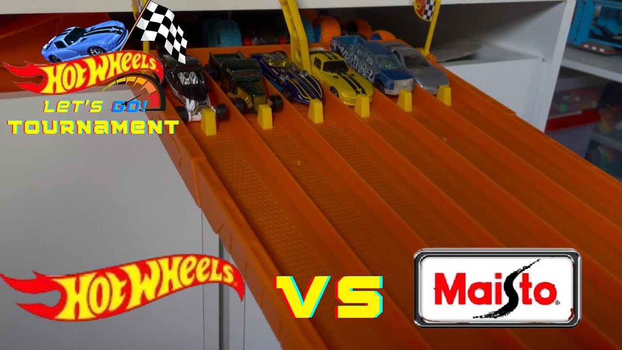 Hot Wheels Let’s Go Tournament Race Day 2 Hot Wheels Vs Maisto 