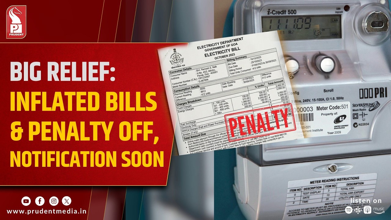 Will Goa Consumers Get Power Bill Relief? All Eyes on Notification