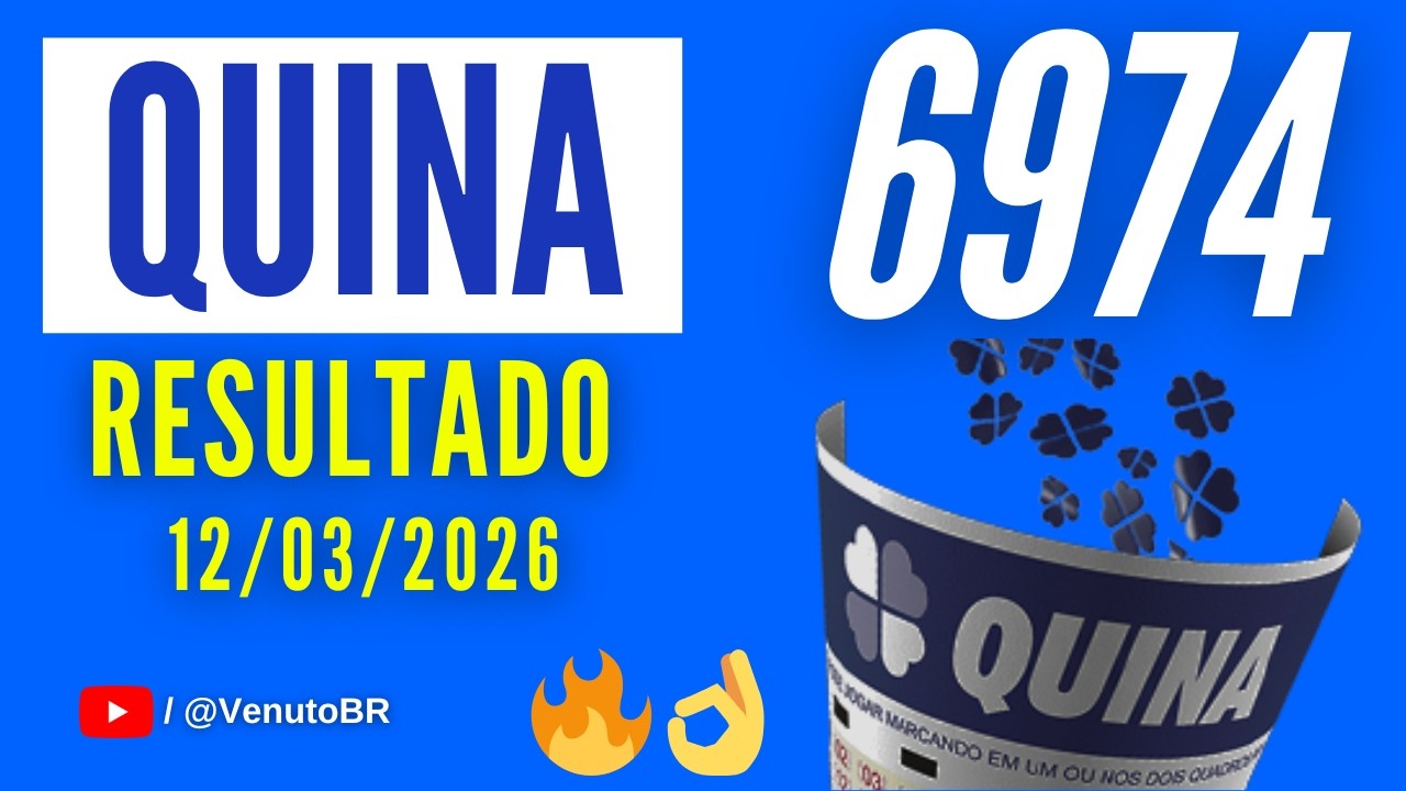 🍀 RESULTADO QUINA 6974