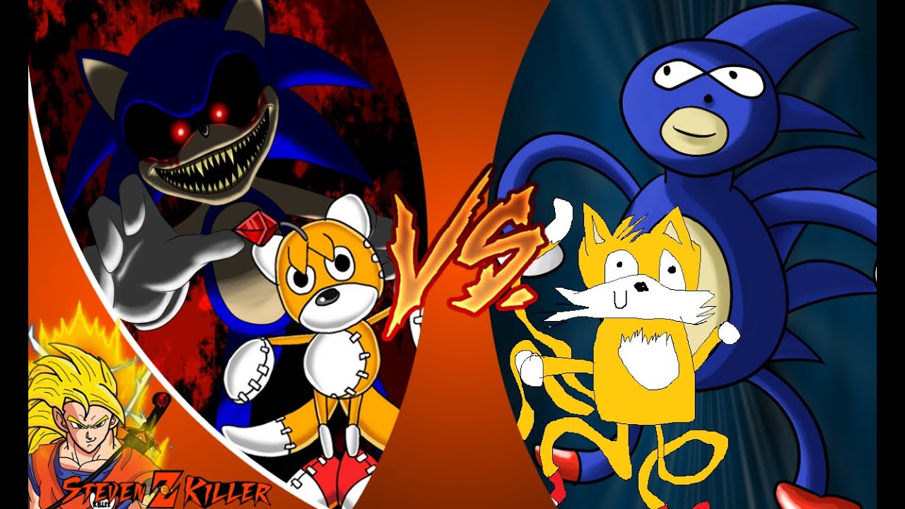 SONIC.EXE and TAILS DOLL vs SANIC and TAELS! Cartoon Fight Club Episode 41 REACTION!!!
