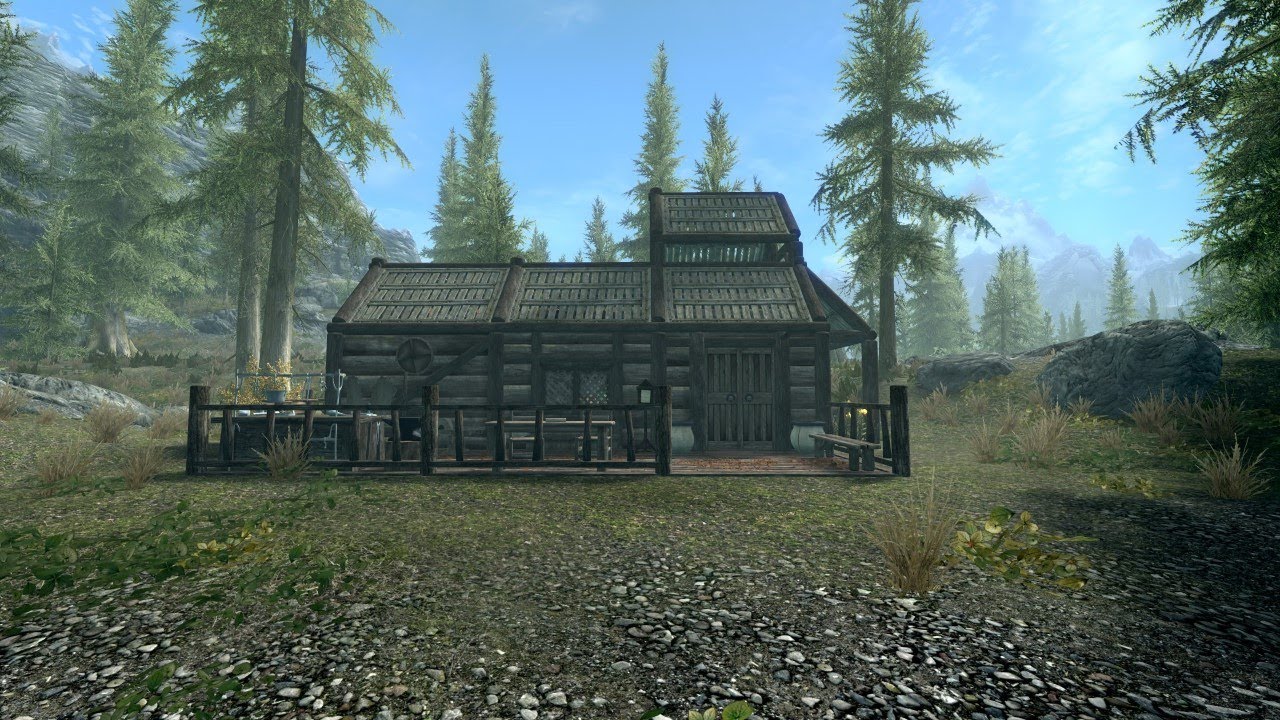 [Archived] Lake Ilinalta shack - Skyrim player home mod showcase