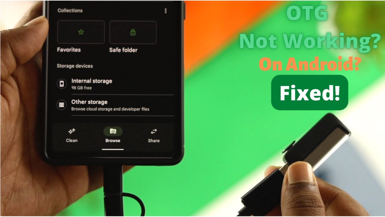 Как решить проблему с неработающей функцией OTG на телефоне Android!