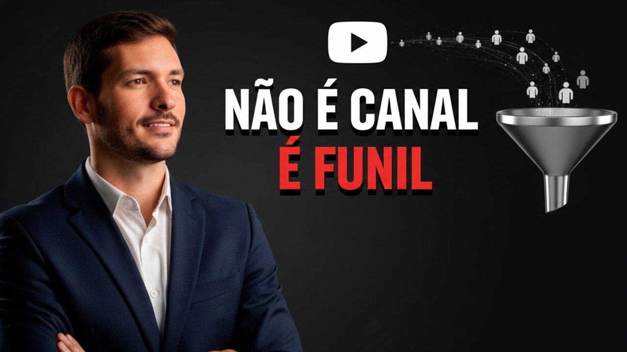 O YouTube do Bruno Perini Não É um Canal. É um Funil.