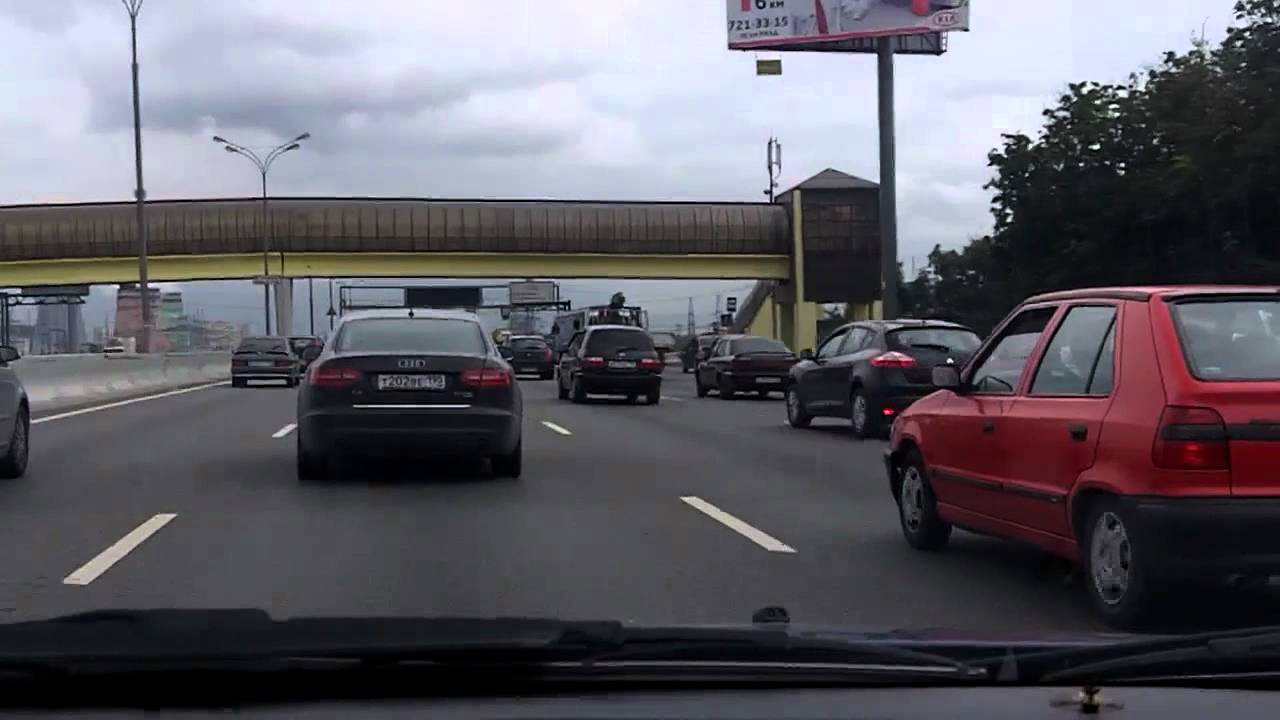 Зюзино - Дзержинский / Zyuzino - Dzerzhinskiy Town 24/06/2012 (timelapse 4x)