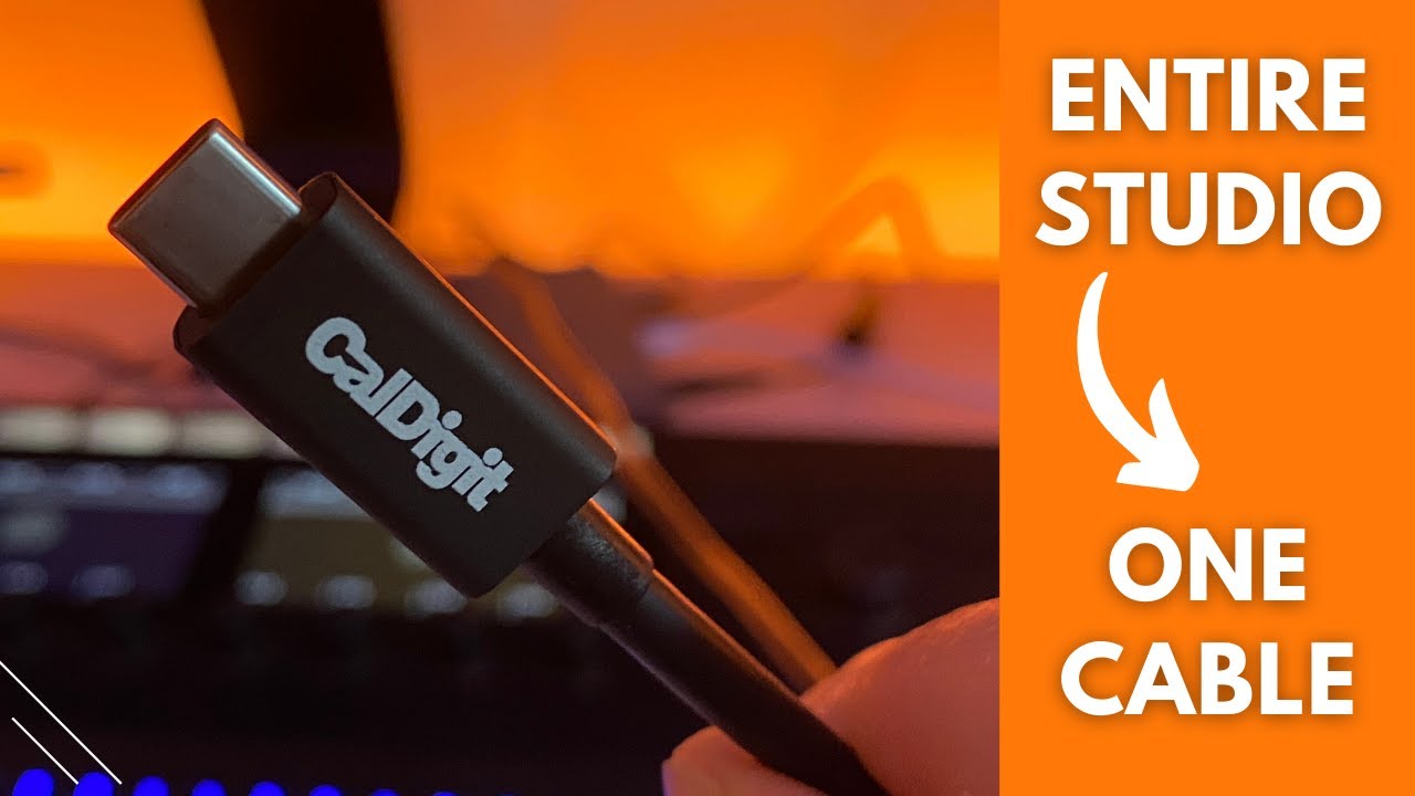 Как подключить всю музыкальную студию одним кабелем | Caldigit Element Hub