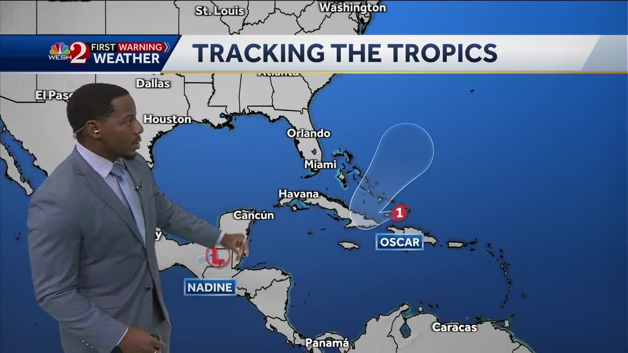 Hurricane Oscar gains strength near Turks and Caicos Islands