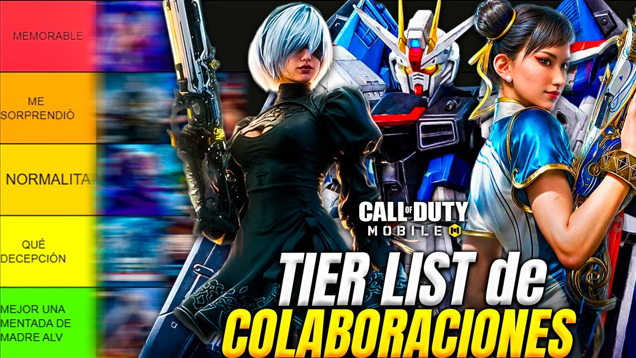 TIER LIST de las COLABORACIONES del 2025 en COD MOBILE | TOP PEORES y MEJORES | Lobo Jz