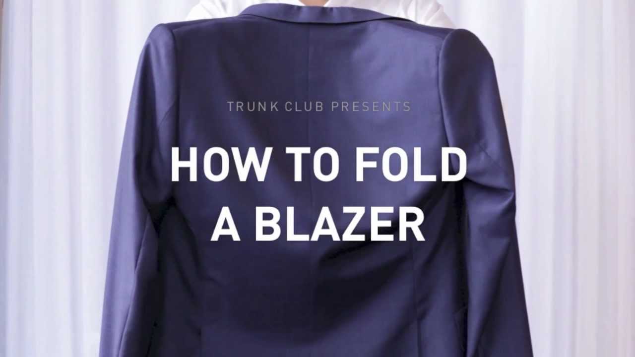 How to Fold a Blazer