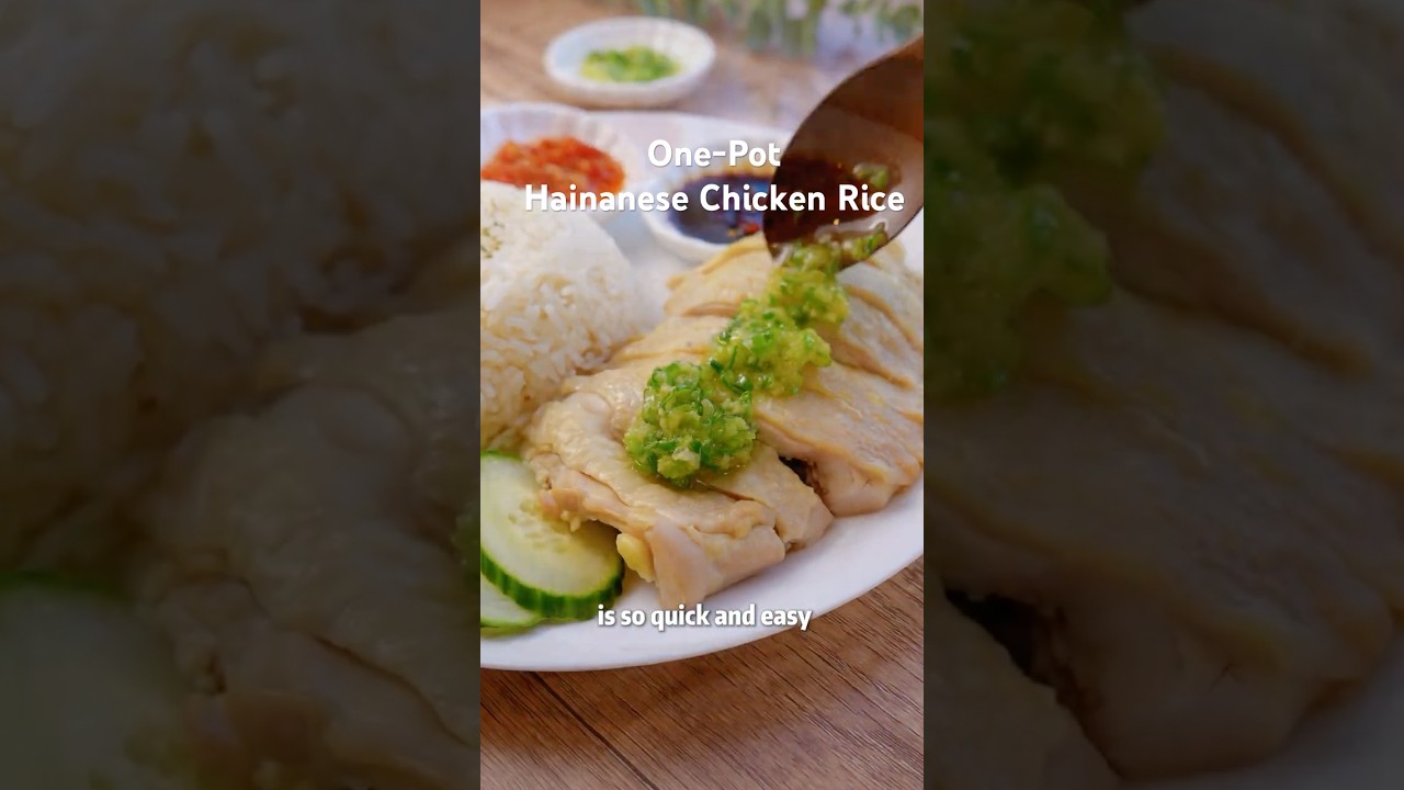 Super Easy One-Pot Hainanese Chicken Rice