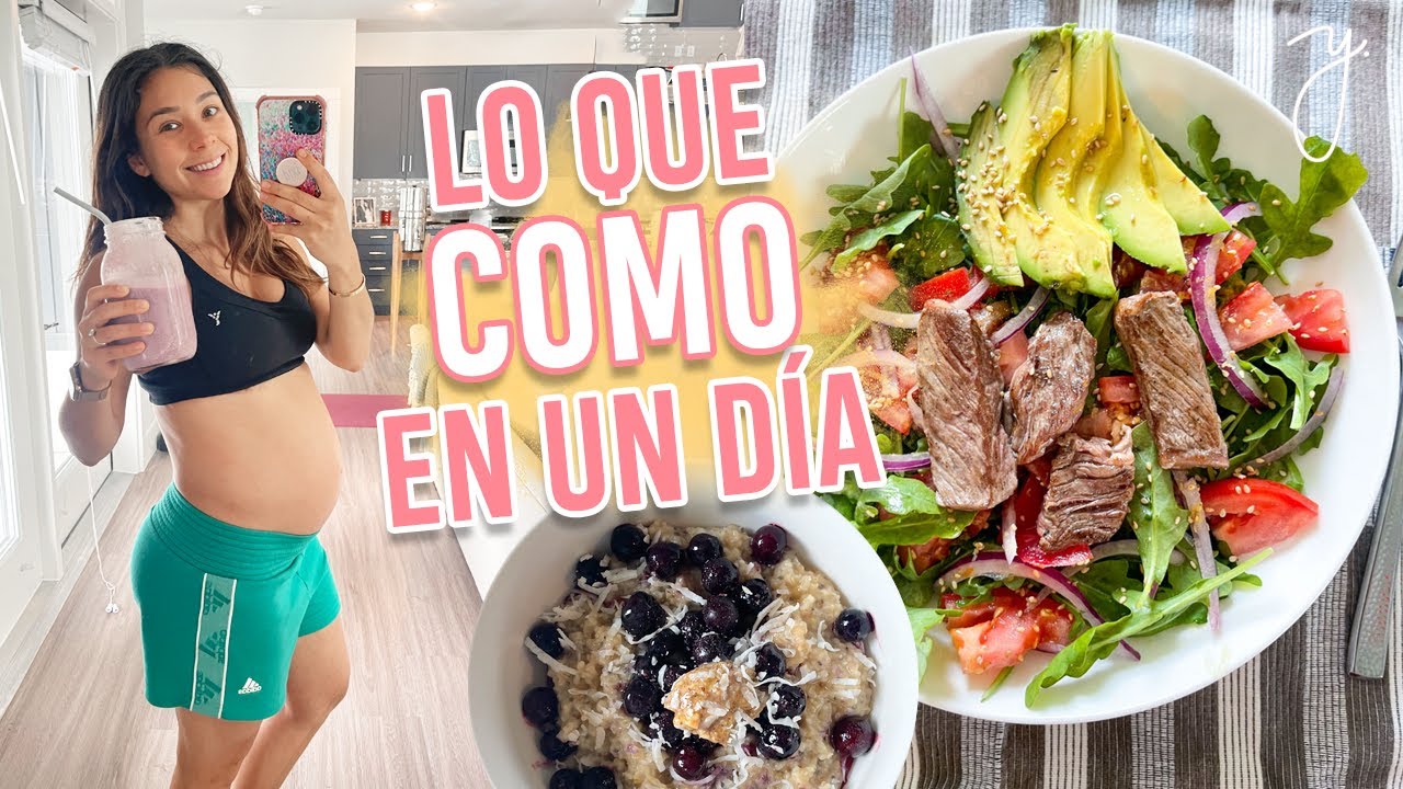 LO QUE COMO EN UN DÍA EMBARAZADA (24 Semanas)🤰🏻