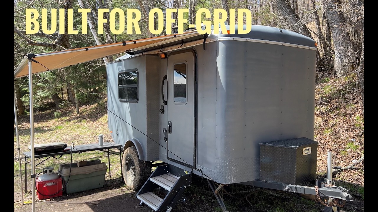 How I Built My Tiny Off-Road Cargo Trailer Camper (Full Tour)