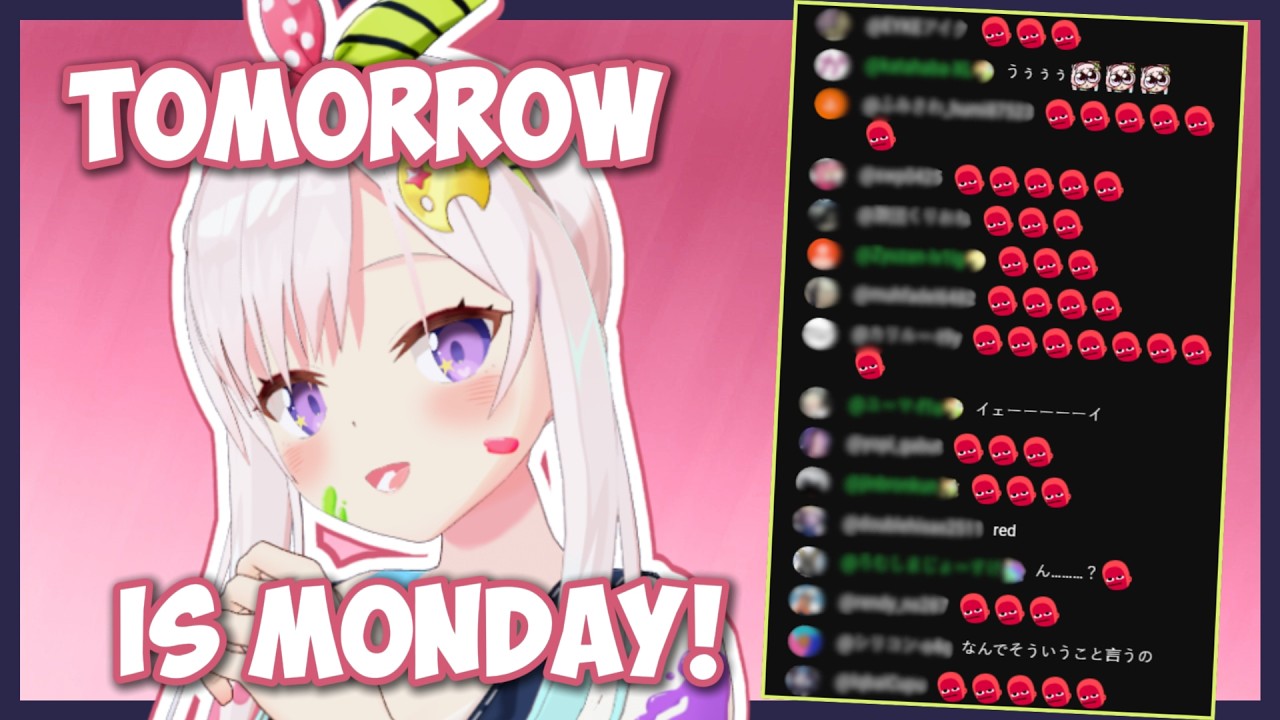Chat Loses It When Iofi Says Tomorrow is Monday~〖hololive〗