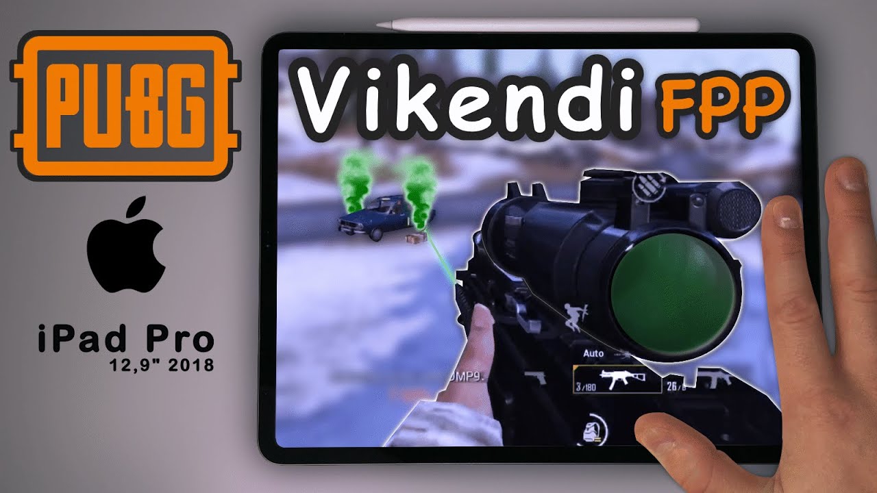 PUBG new map Vikendi FPP First Person Perspective  Gameplay on new Apple iPad Pro 2018 update