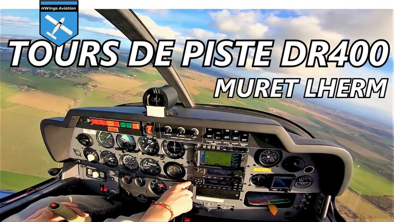 Tours de Piste en DR400 à Muret ! Enfin !